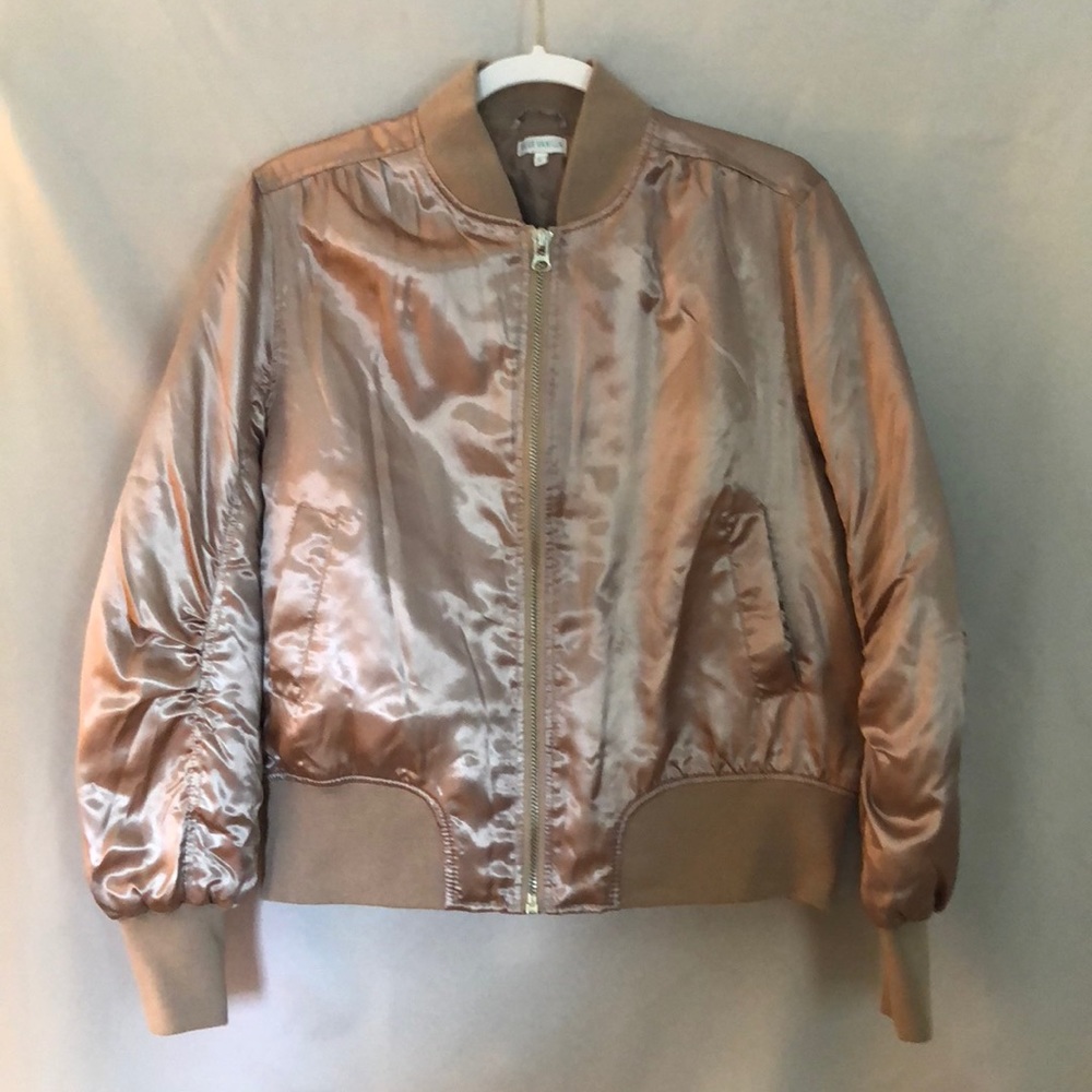 Satin Bomber Jacket